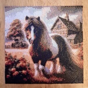 Horse Mosaic Art Piece